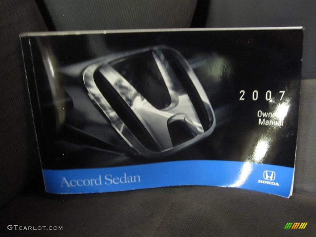 2007 Accord EX Sedan - Alabaster Silver Metallic / Gray photo #9