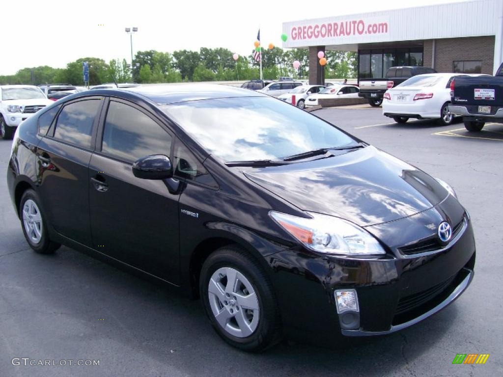 2010 Prius Hybrid II - Black / Dark Gray photo #1