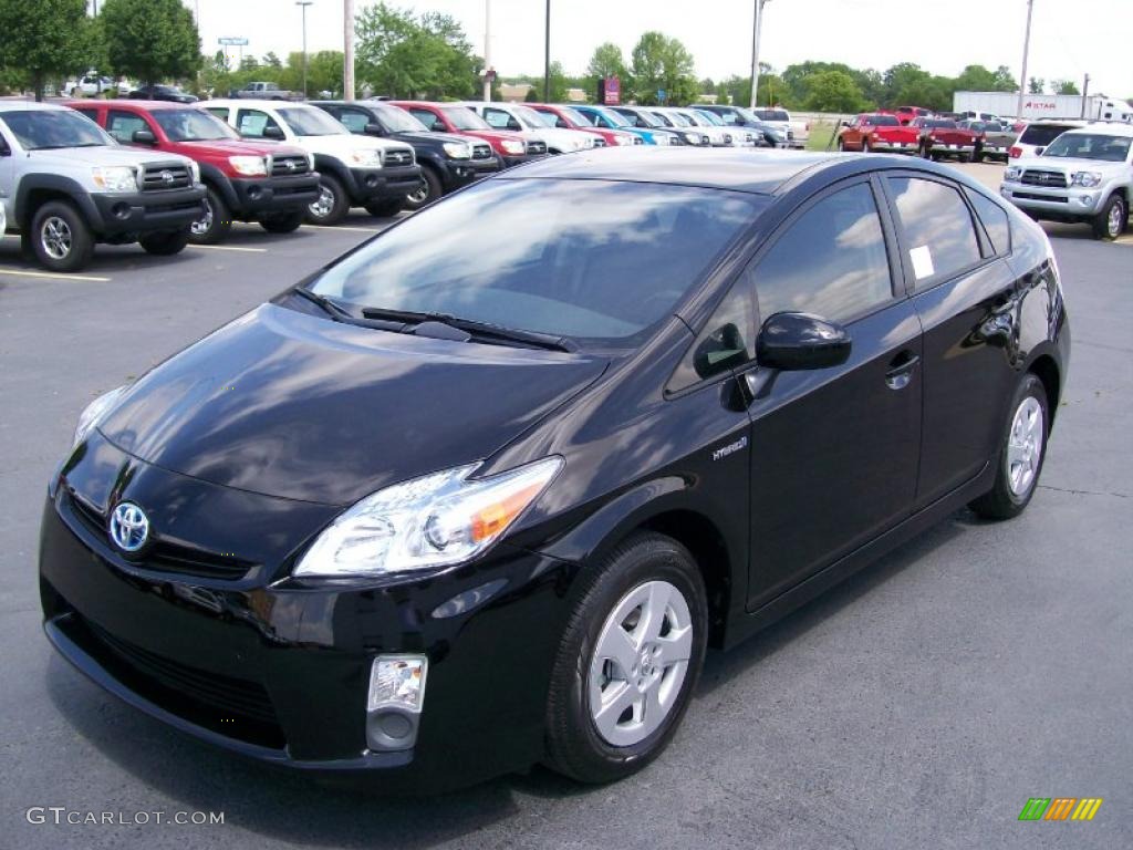 2010 Prius Hybrid II - Black / Dark Gray photo #2