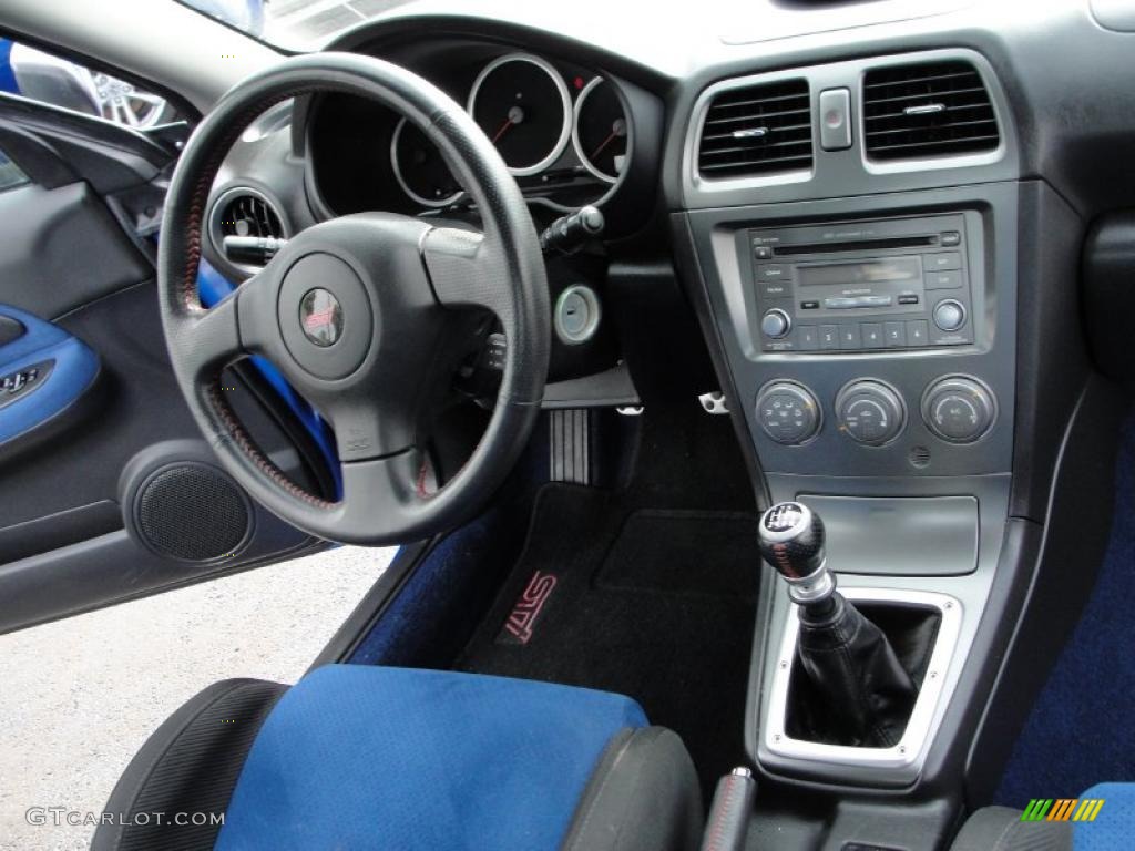 2007 Impreza WRX STi - WR Blue Pearl / Blue Alcantara photo #11