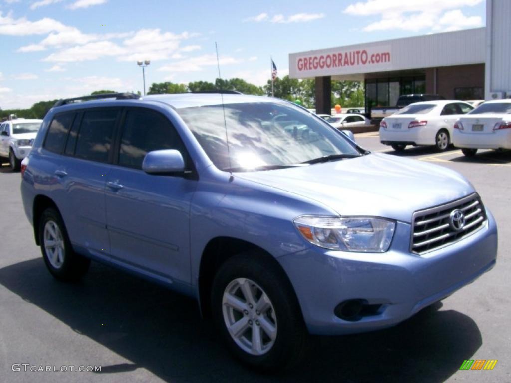 2010 Highlander  - Wave Line Blue Pearl / Sand Beige photo #1