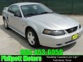 2004 Silver Metallic Ford Mustang V6 Coupe  photo #1