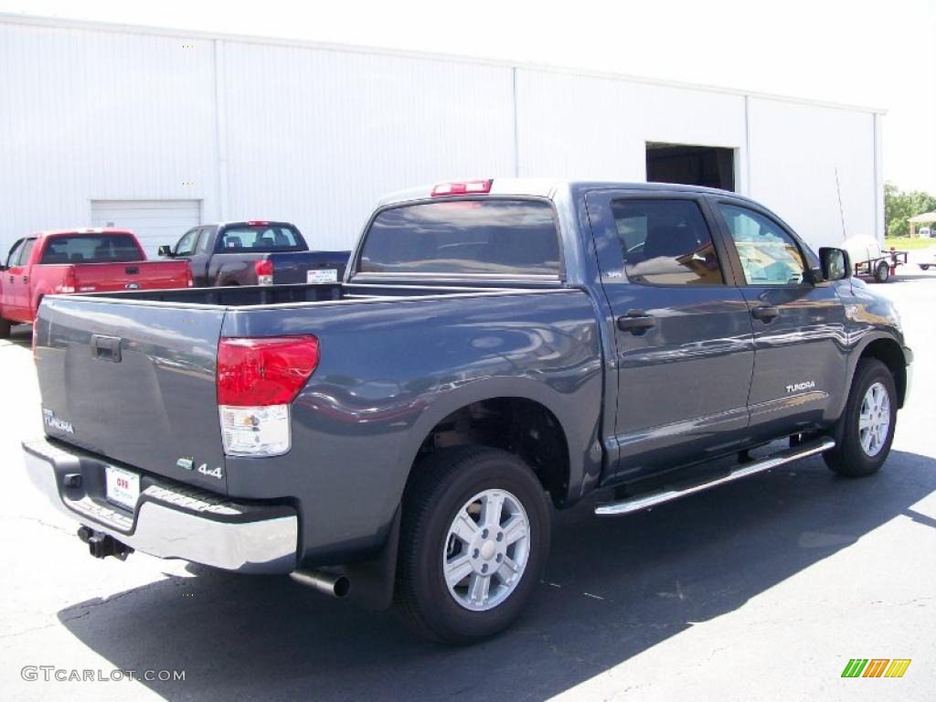 2010 Tundra CrewMax 4x4 - Slate Gray Metallic / Graphite Gray photo #4