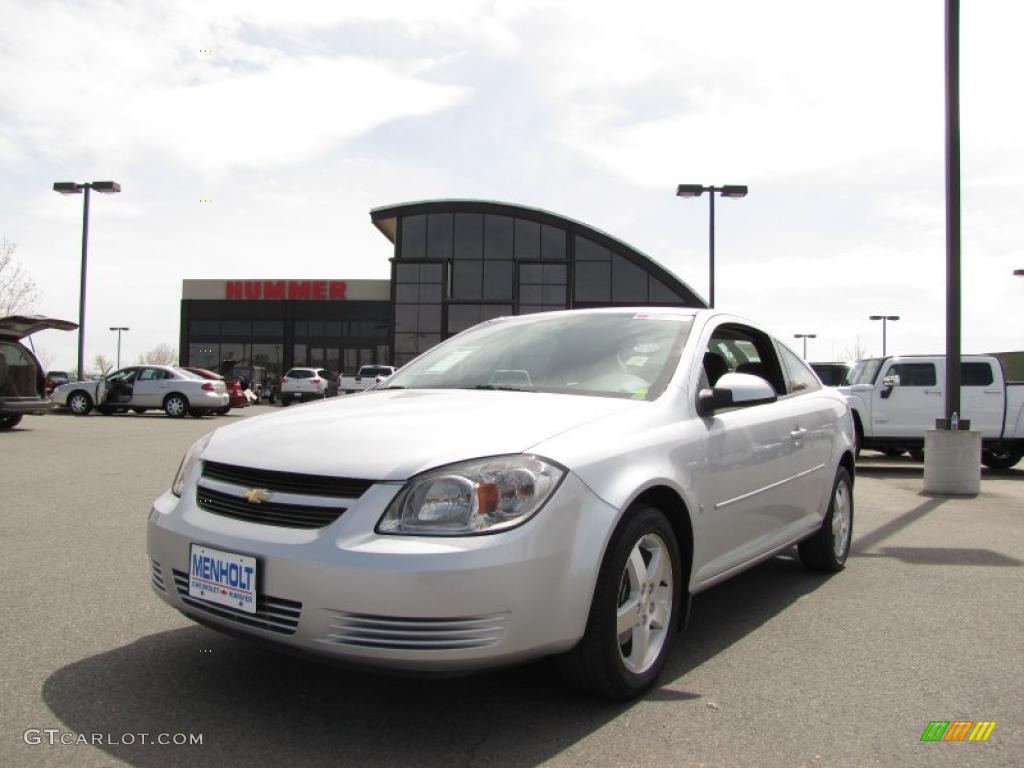2009 Cobalt LT Coupe - Silver Ice Metallic / Gray photo #2