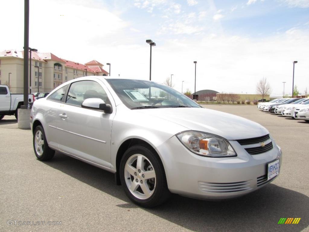 2009 Cobalt LT Coupe - Silver Ice Metallic / Gray photo #8
