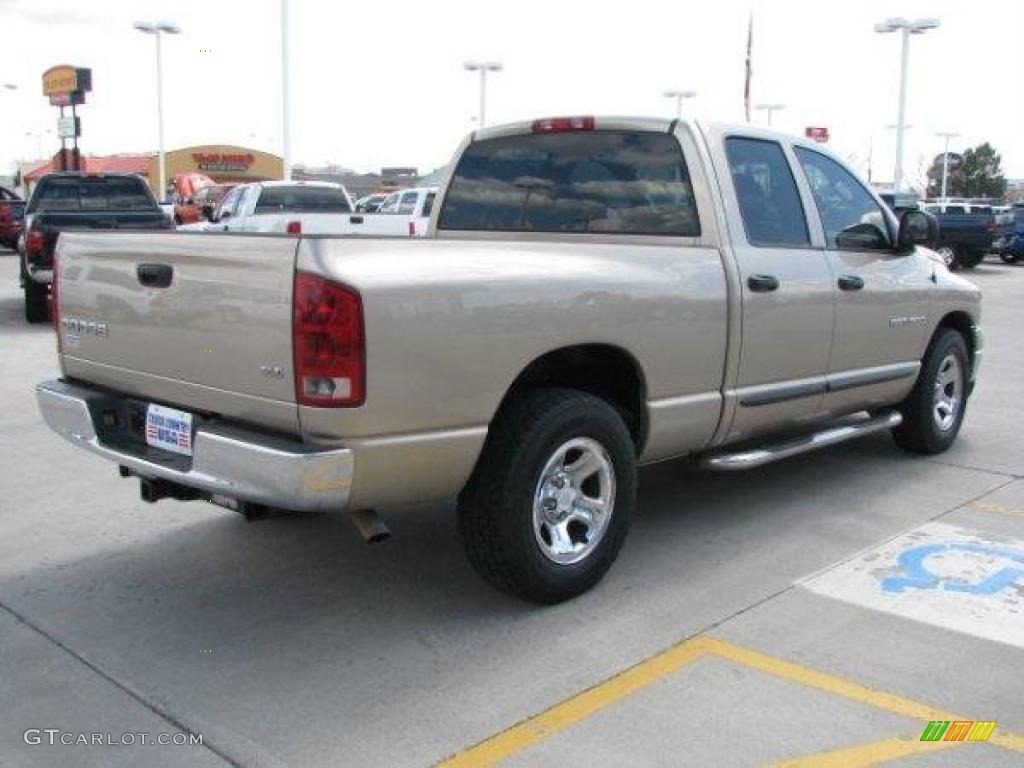 2003 Ram 1500 SLT Quad Cab - Light Almond Pearl / Taupe photo #3