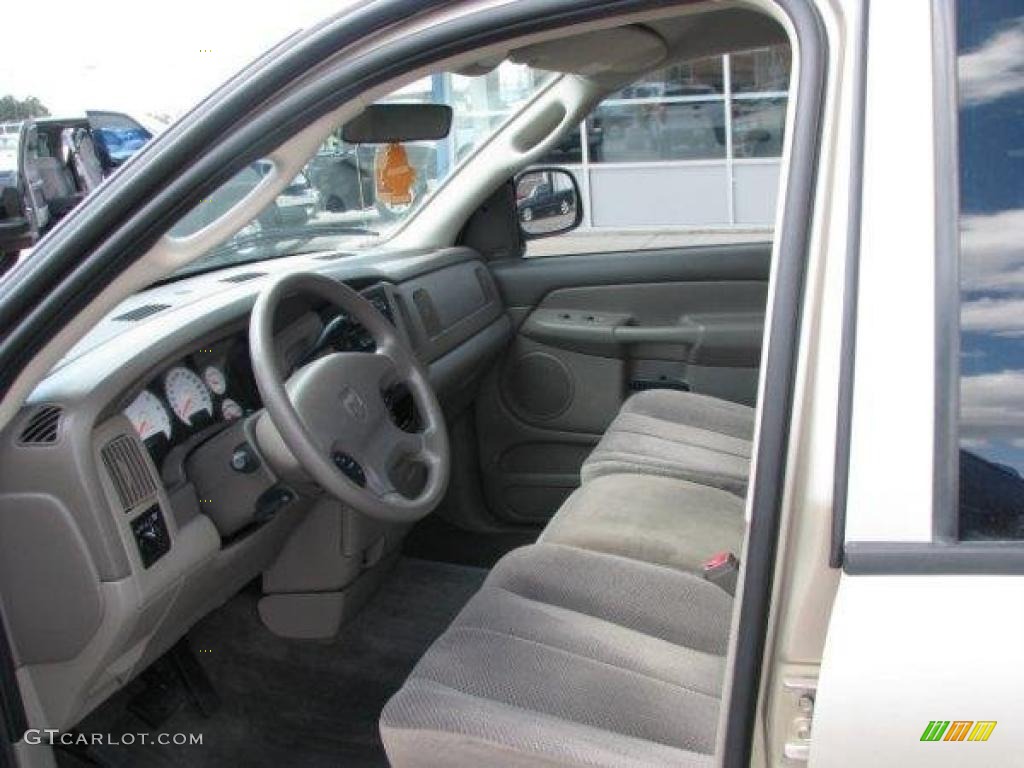 2003 Ram 1500 SLT Quad Cab - Light Almond Pearl / Taupe photo #4