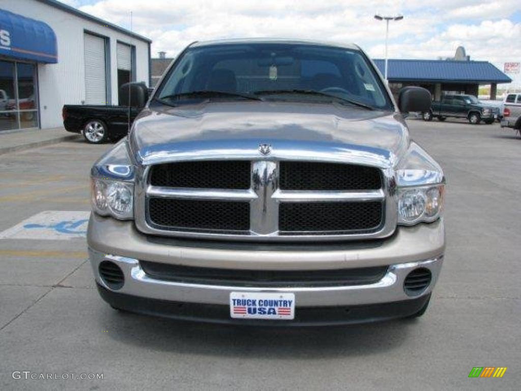 2003 Ram 1500 SLT Quad Cab - Light Almond Pearl / Taupe photo #11