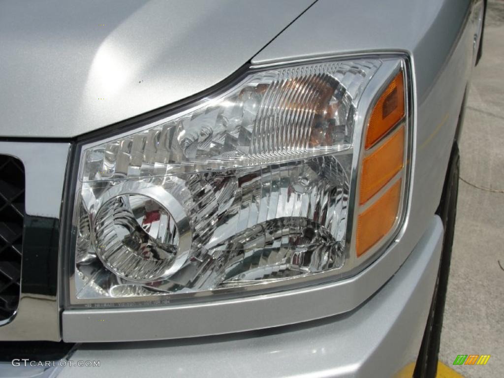 2007 Titan XE King Cab - Radiant Silver / Steel Gray photo #10