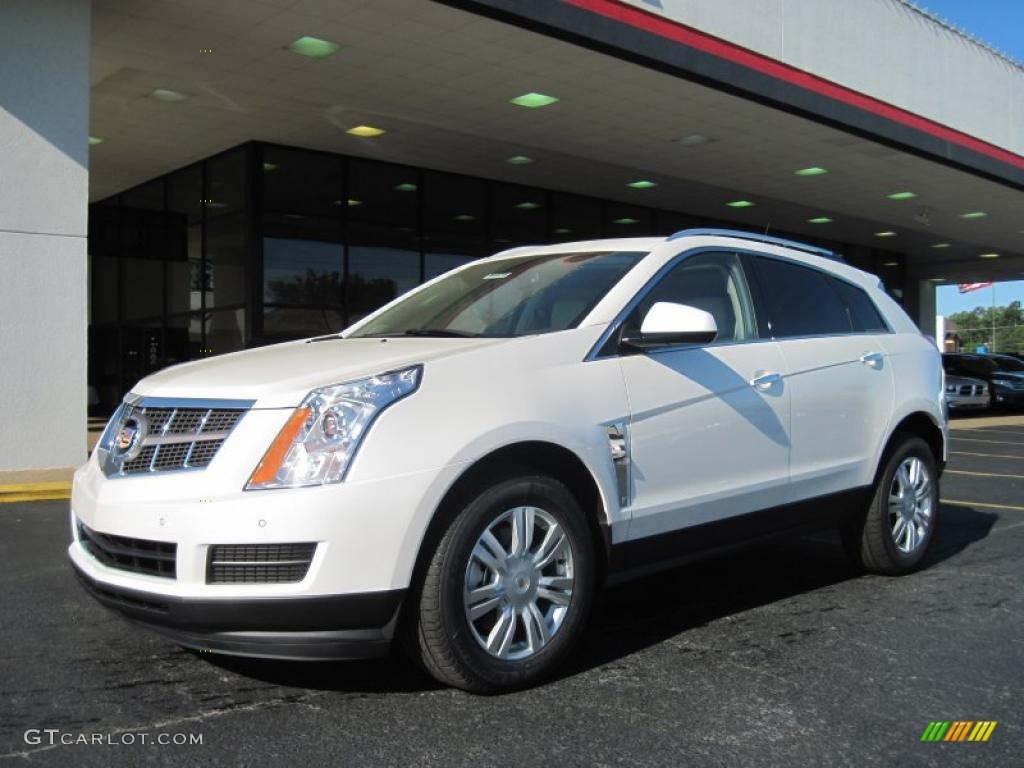 2010 SRX V6 - Platinum Ice Tricoat / Shale/Brownstone photo #1