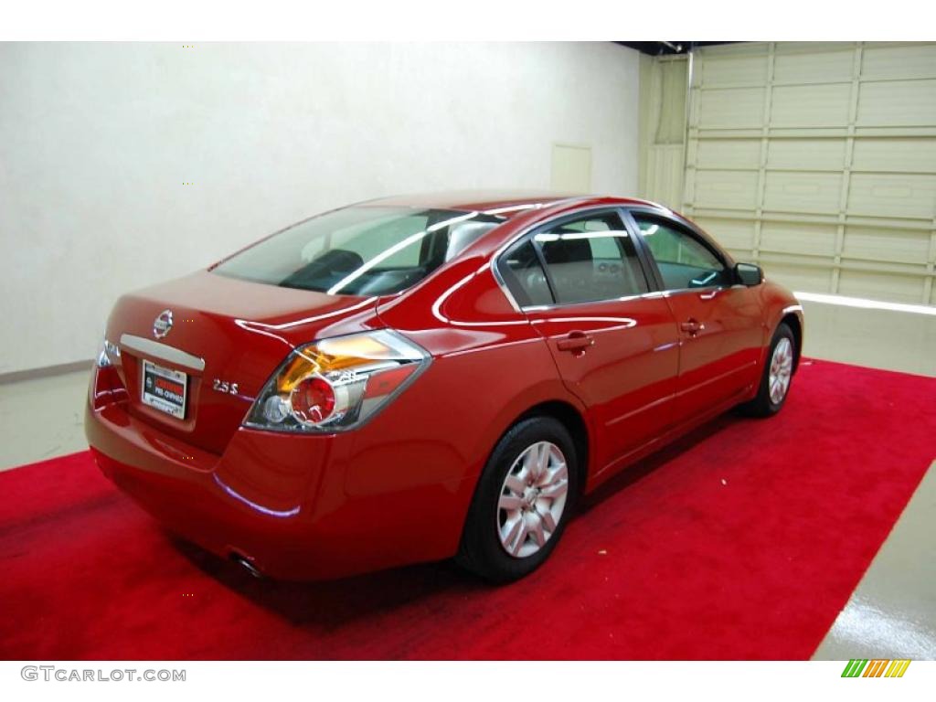 2009 Altima 2.5 S - Red Brick Metallic / Charcoal photo #28