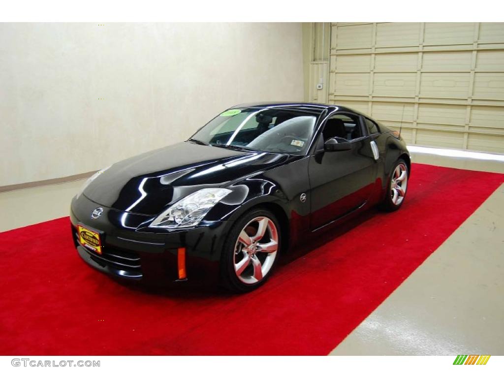 2008 350Z Touring Coupe - Magnetic Black / Charcoal photo #21