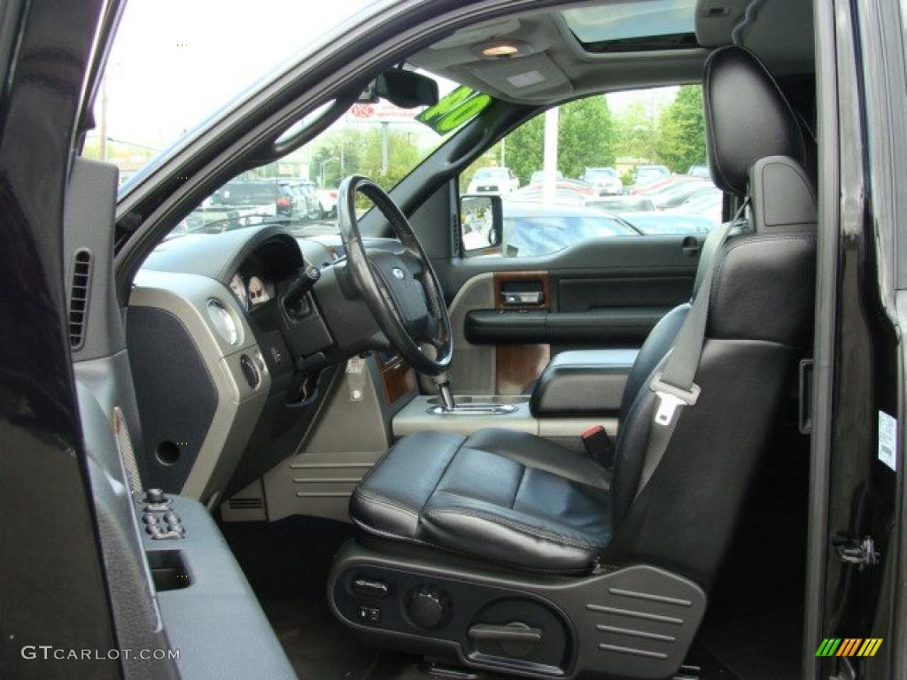 2004 F150 FX4 SuperCab 4x4 - Black / Black photo #7