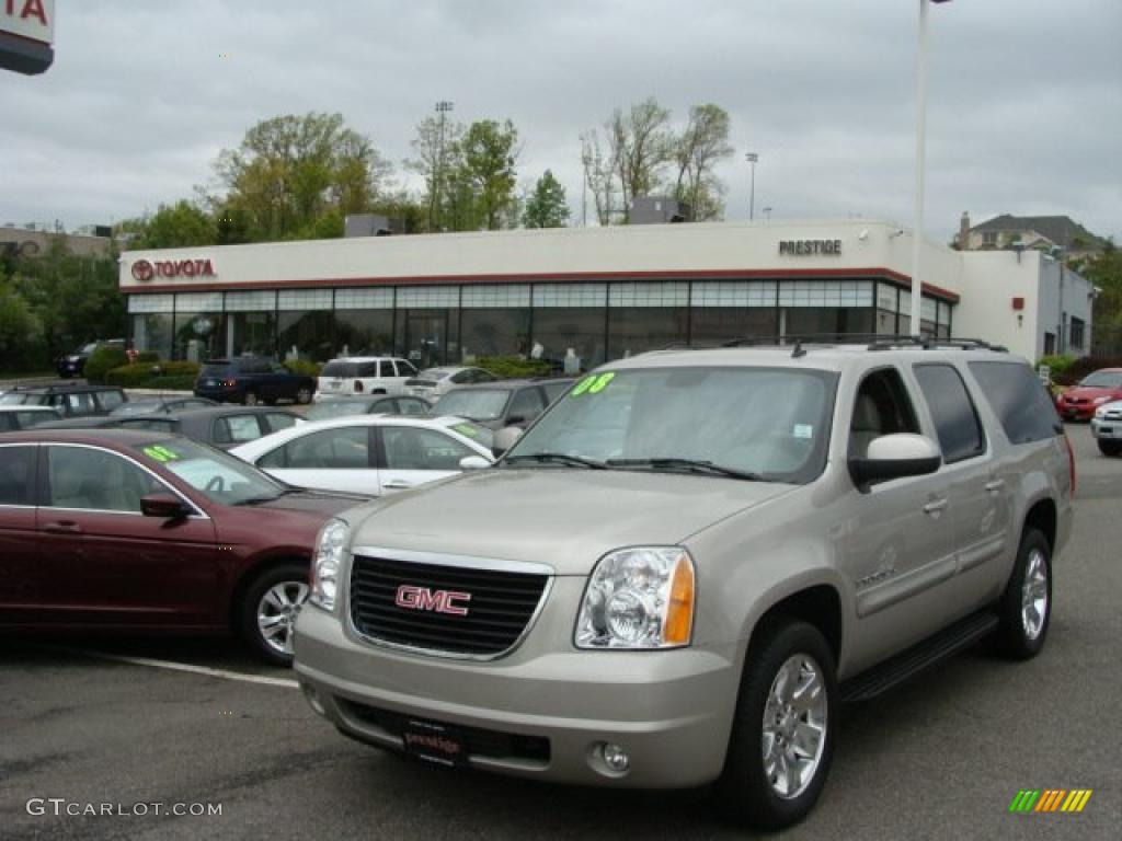 2008 Yukon XL SLT - Silver Birch Metallic / Light Titanium photo #1