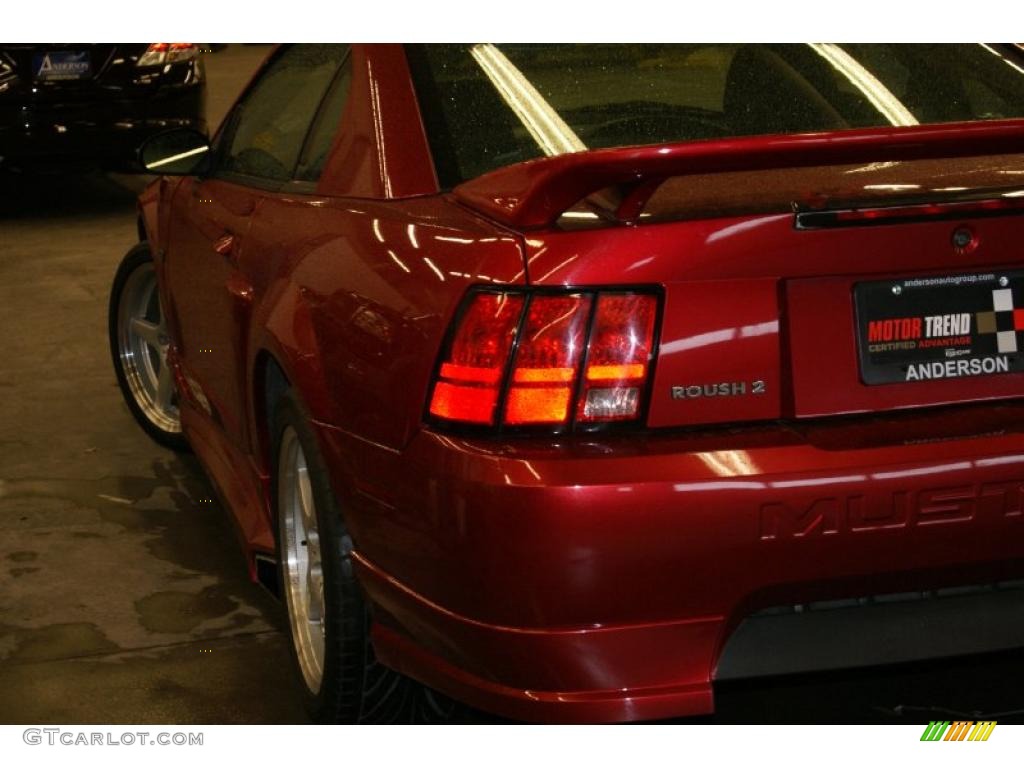2003 Mustang Roush Stage 2 Coupe - Redfire Metallic / Dark Charcoal photo #9