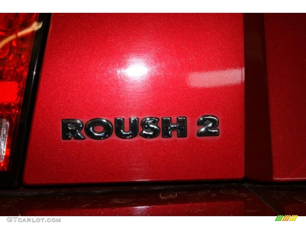2003 Mustang Roush Stage 2 Coupe - Redfire Metallic / Dark Charcoal photo #10