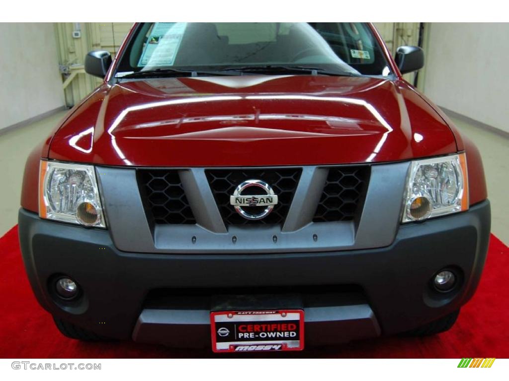2007 Xterra SE - Red Brawn Metallic / Desert/Graphite photo #5