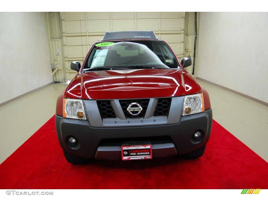 2007 Xterra SE - Red Brawn Metallic / Desert/Graphite photo #12