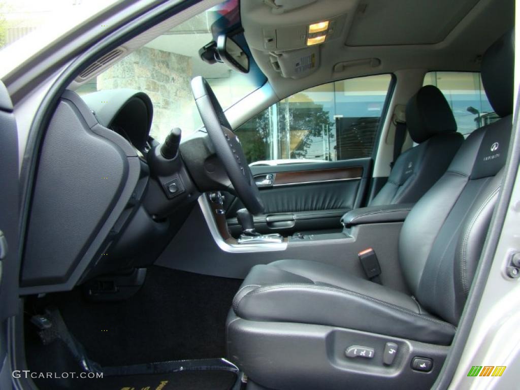 2008 M 35x AWD Sedan - Platinum Graphite / Graphite photo #9