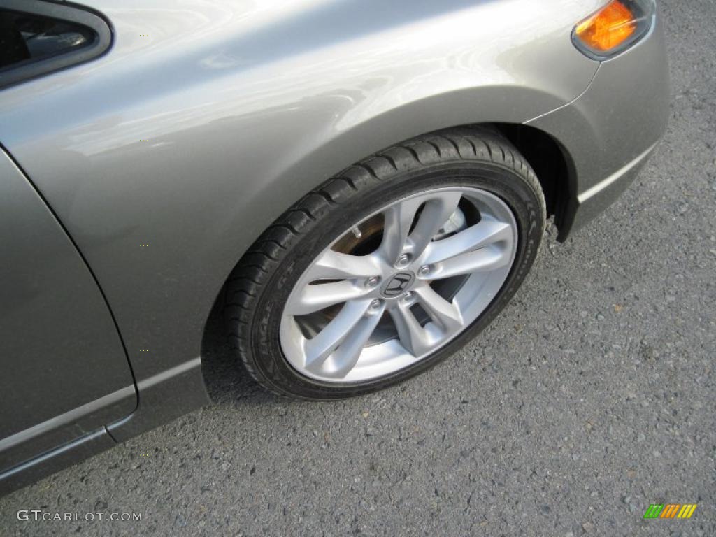 2007 Civic Si Sedan - Galaxy Gray Metallic / Black photo #12