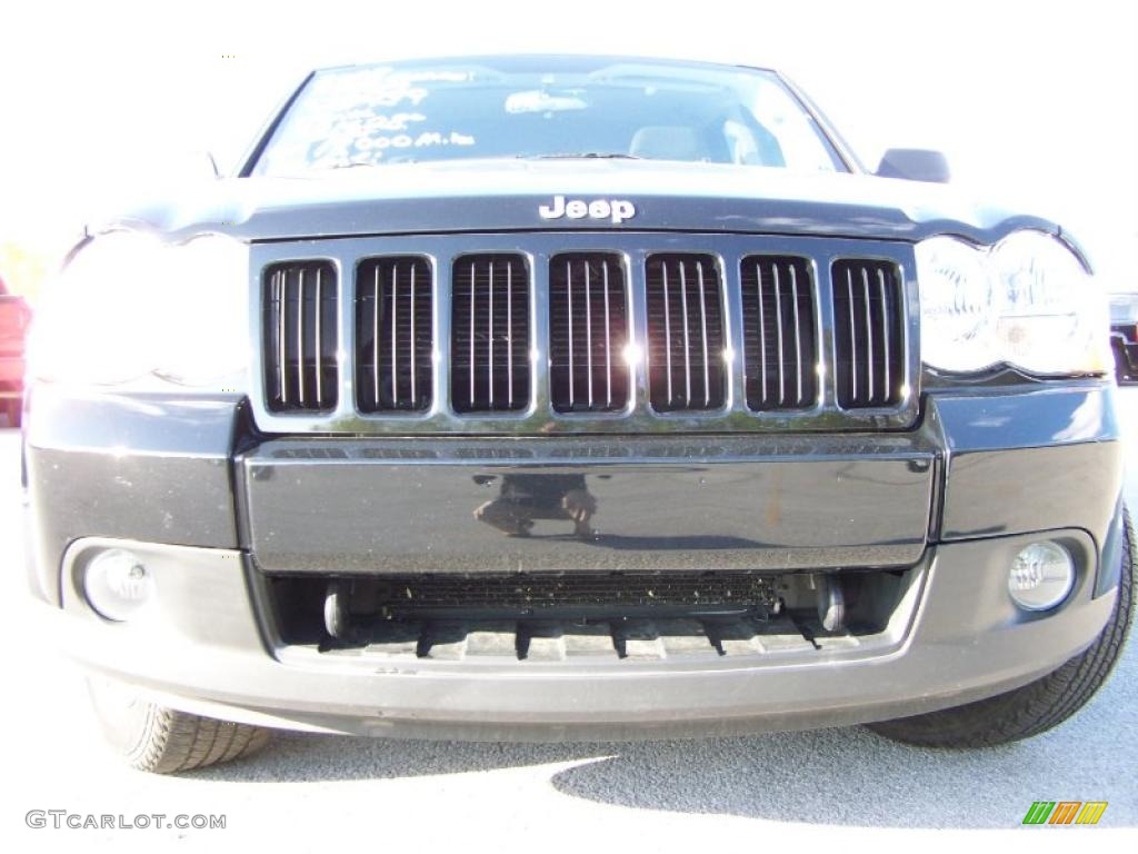 2008 Grand Cherokee Laredo 4x4 - Black / Dark Slate Gray photo #3