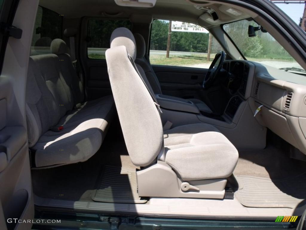 2004 Silverado 1500 LS Extended Cab - Dark Green Metallic / Tan photo #15