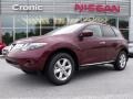2010 Merlot Red Metallic Nissan Murano SL  photo #1