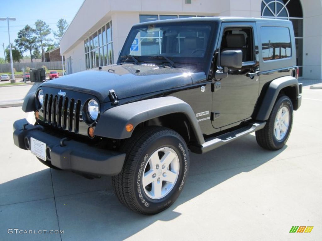 Black Jeep Wrangler