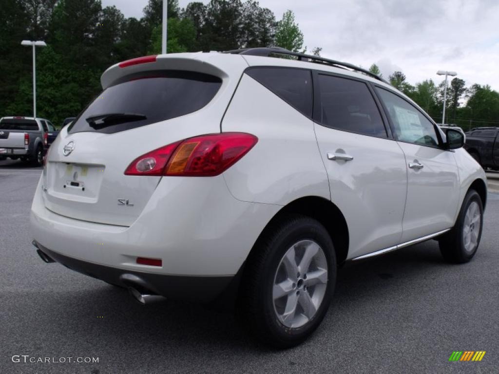 2010 Murano SL - Glacier White Pearl / Beige photo #5