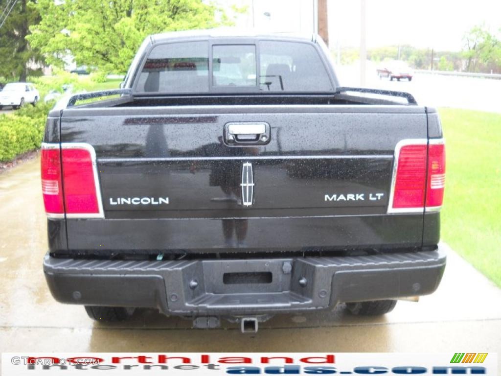 2008 Mark LT SuperCrew 4x4 - Black / Black/Dove Grey Piping photo #3