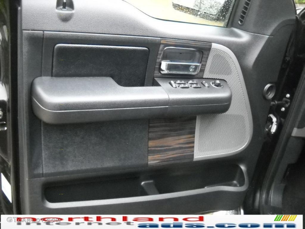 2008 Mark LT SuperCrew 4x4 - Black / Black/Dove Grey Piping photo #6