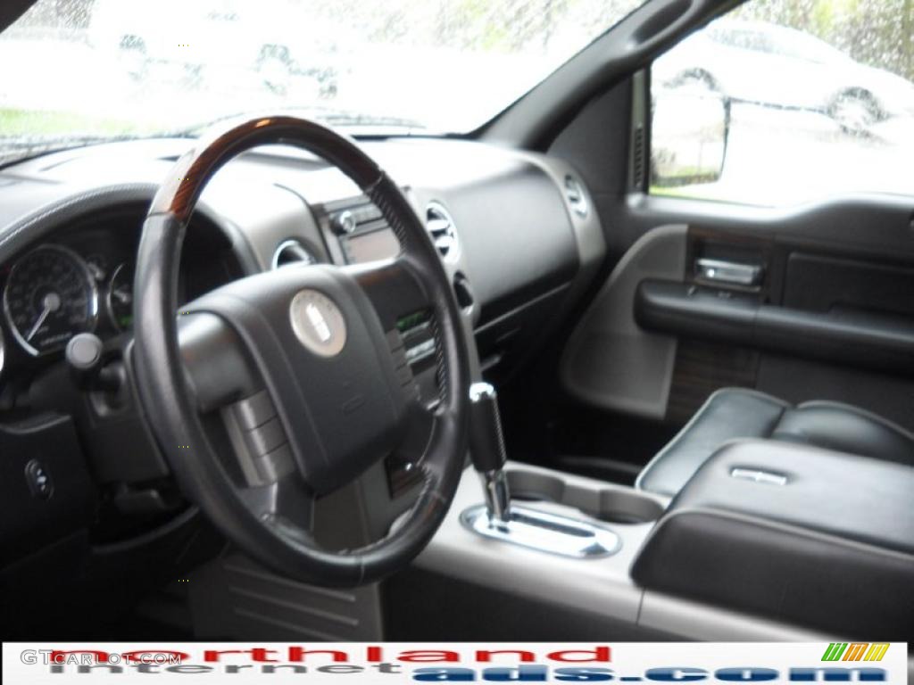 2008 Mark LT SuperCrew 4x4 - Black / Black/Dove Grey Piping photo #7