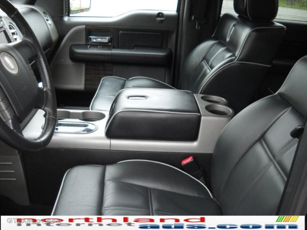 2008 Mark LT SuperCrew 4x4 - Black / Black/Dove Grey Piping photo #8