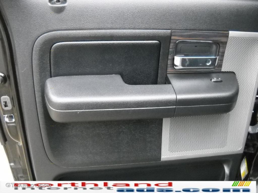 2008 Mark LT SuperCrew 4x4 - Black / Black/Dove Grey Piping photo #10