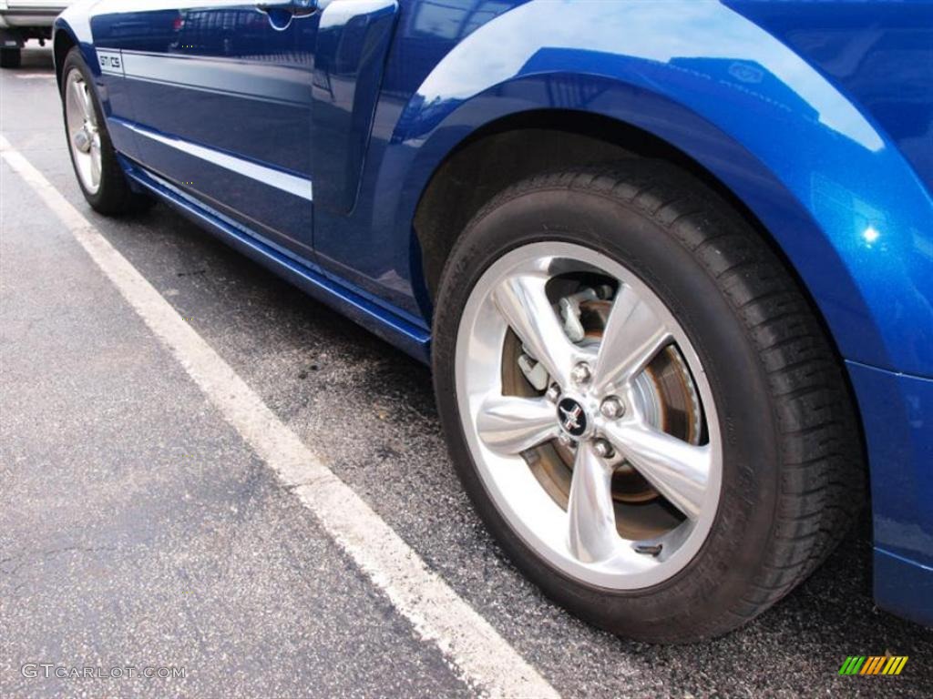 2009 Mustang GT Premium Coupe - Vista Blue Metallic / Black/Dove photo #4