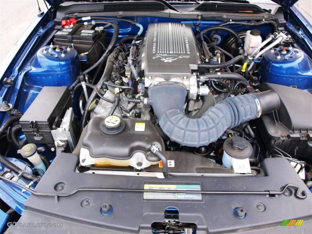 2009 Mustang GT Premium Coupe - Vista Blue Metallic / Black/Dove photo #7