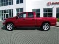 2008 Inferno Red Crystal Pearl Dodge Ram 1500 Big Horn Edition Quad Cab  photo #2