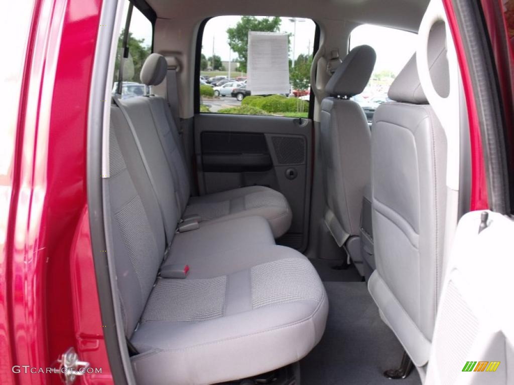 2008 Ram 1500 Big Horn Edition Quad Cab - Inferno Red Crystal Pearl / Medium Slate Gray photo #18