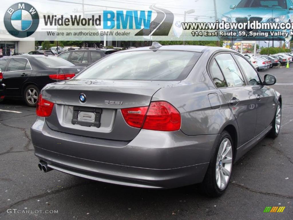 2010 3 Series 328i xDrive Sedan - Space Gray Metallic / Black photo #4