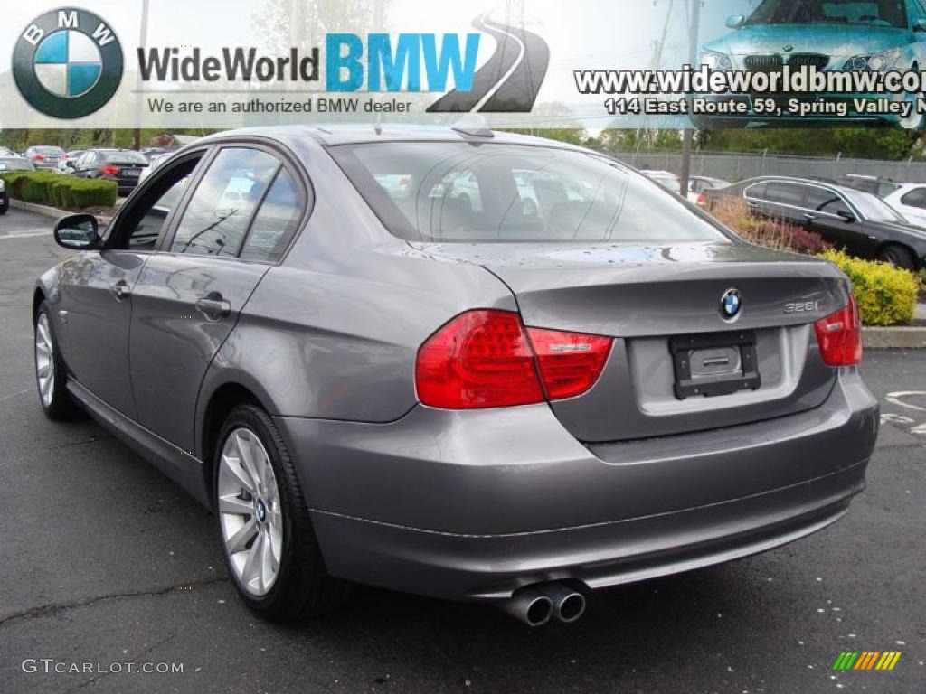 2010 3 Series 328i xDrive Sedan - Space Gray Metallic / Black photo #6