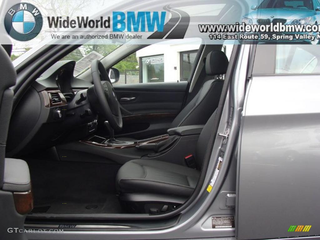 2010 3 Series 328i xDrive Sedan - Space Gray Metallic / Black photo #9