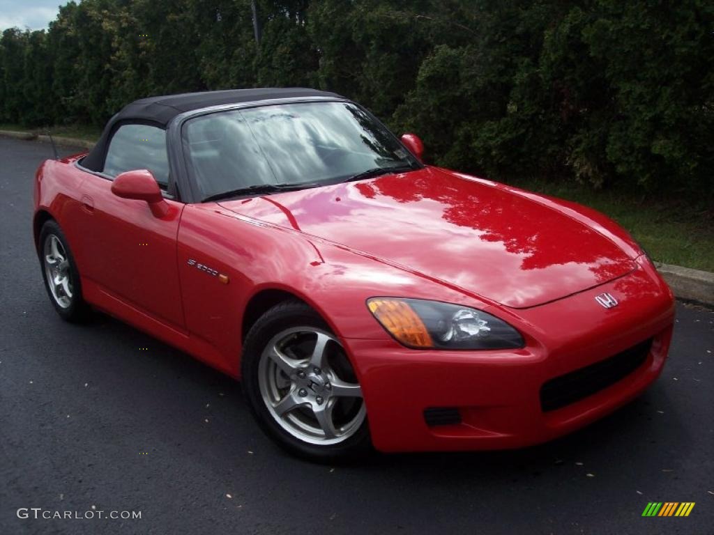 2003 S2000 Roadster - New Formula Red / Black photo #1