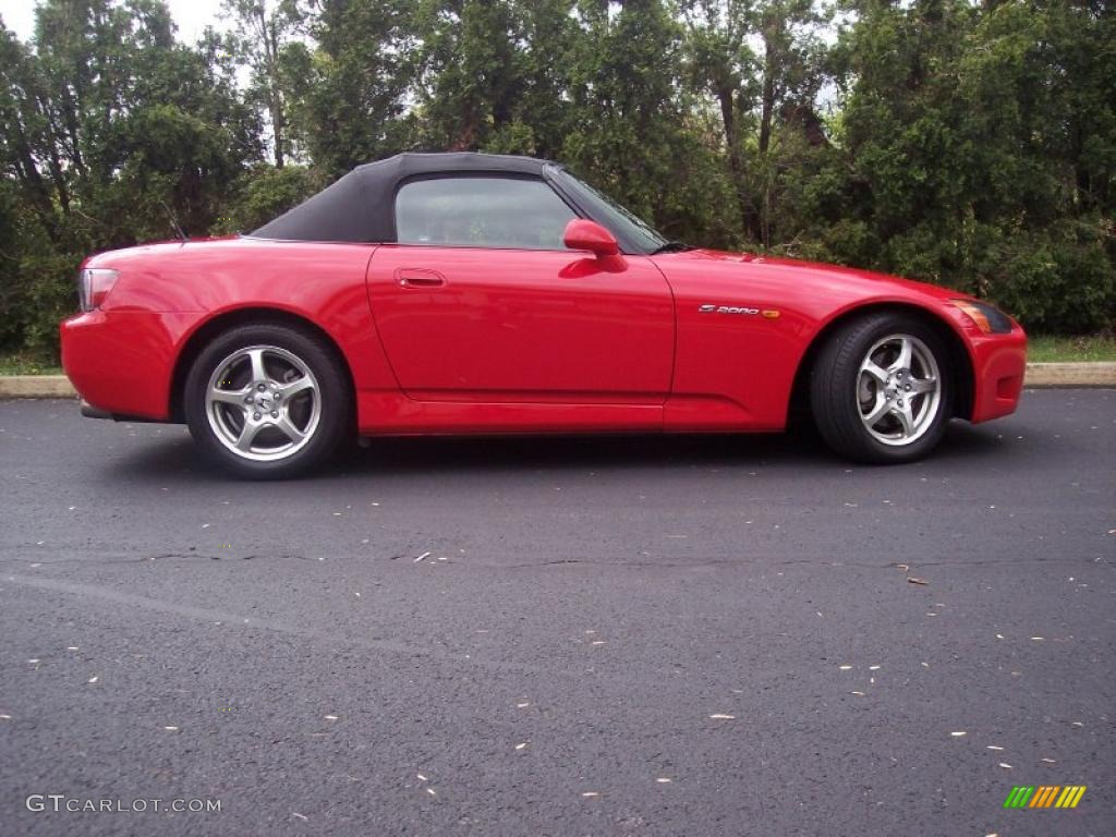2003 S2000 Roadster - New Formula Red / Black photo #4