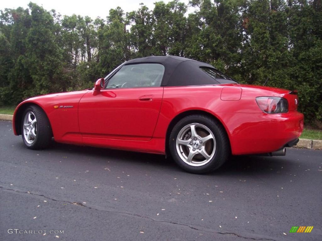 2003 S2000 Roadster - New Formula Red / Black photo #14
