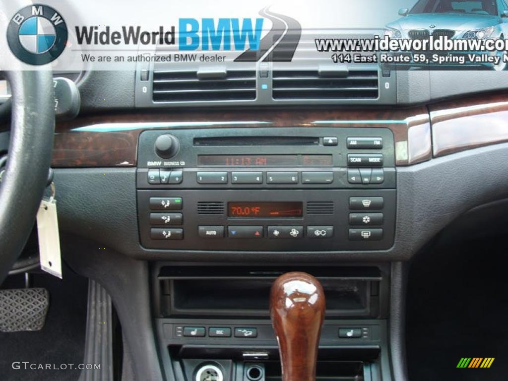 2003 3 Series 325xi Sedan - Jet Black / Natural Brown photo #13