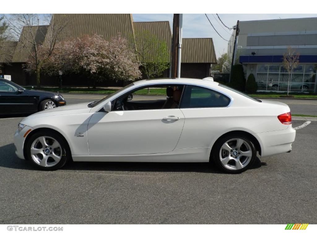 2010 3 Series 328i xDrive Coupe - Alpine White / Saddle Brown Dakota Leather photo #9