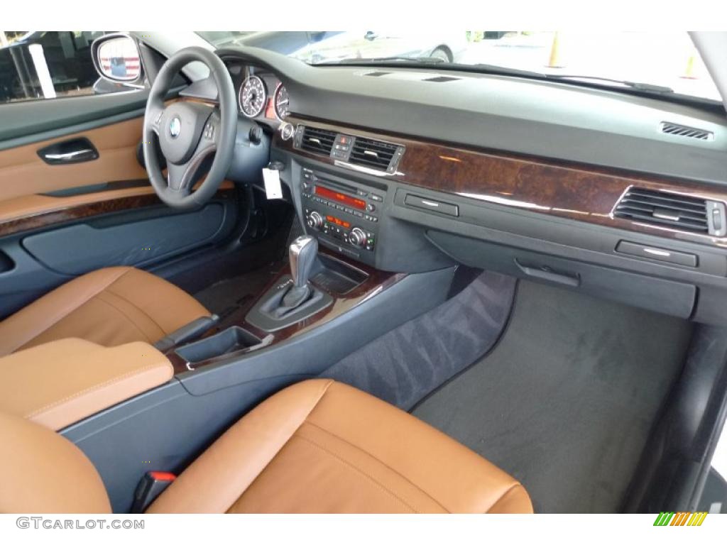 2010 BMW 3 Series 328i xDrive Coupe Saddle Brown Dakota Leather Dashboard Photo #29189849