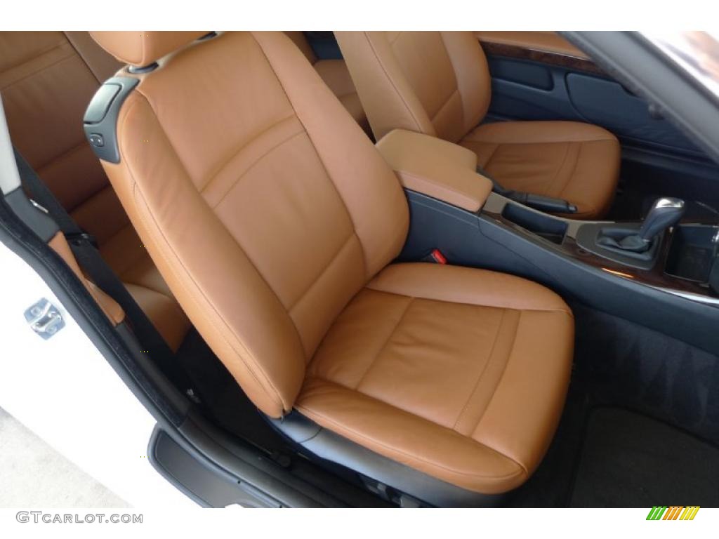 Saddle Brown Dakota Leather Interior 2010 BMW 3 Series 328i xDrive Coupe Photo #29189869