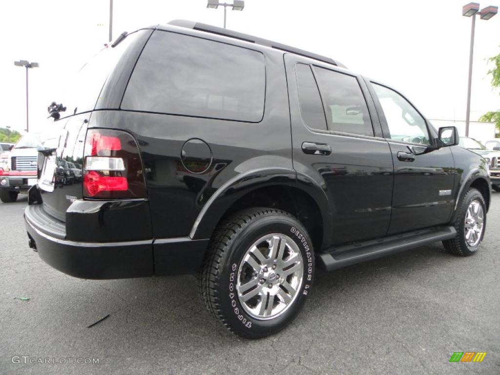 2007 Explorer XLT - Black / Stone photo #3