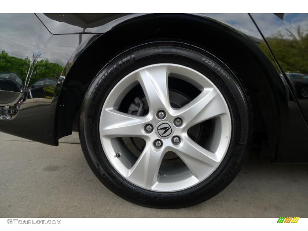 2009 TSX Sedan - Crystal Black Pearl / Taupe photo #18